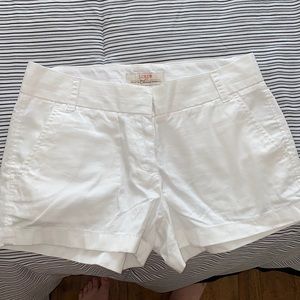 J. Crew White Shorts Size 2